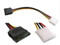 Cordon Adaptateur Molex Femelle - SATA Pour connecteur d'alimentation de périphérique SATA