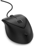 HP USB Fingerprint Mouse / 4TS44AA - Mouse - Laser - 3 knappar - Svart