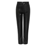 Pantalon FEMME Only noir simili cuir