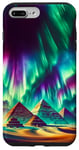Coque pour iPhone 7 Plus/8 Plus Pyramides aurores boréales aurores boréales