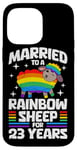 iPhone 14 Pro Max 23 Years Married Gay Lesbian LGBTQ 23rd Wedding Anniversary Case