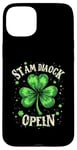 iPhone 15 Plus ST AM DIAOCK OPENLN Four-leaf Clover Case