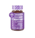 Sleep Gummies - Sugar-Free Chewable Night Time Support Supplement – High Strength Bed Time Melatonin Precursor - Vegan - Gluten Free – Magnesium - L-Theanine - B12 - by Novomins