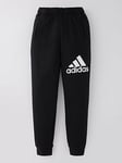 adidas Sportswear Junior Unisex Essentials Big Logo Jogging Bottoms - Black, Black, Size 7-8 Years