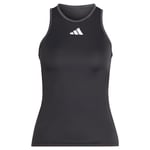 adidas Femme Club Tennis Tank Top, Black, L