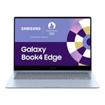 SAMSUNG Galaxy Book4 Edge Ordinateur Portable avec IA 14’’, Copilot+ PC, Snapdragon X Elite X1E-80-100, Mémoire 16 Go, Stockage 512 Go, Gris Glacier
