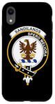 Coque pour iPhone XR Armoiries Sandilands - Blason de la famille