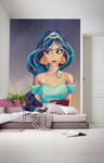 Disney Jasmine Princess portrait Photo Wallpaper 78x110 inch | 200 x 280 cm