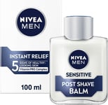 NIVEA MEN Sensitive Post Shave Balm 100ml | 0% Alcohol, Chamomile & Vitamin E