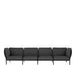 HEM - Kumo 4-seater Sofa with Armrests - Graphite - Soffor - Anderssen & Voll - Grå - Metall/Syntetiskt/Skum/Ull