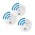 10 Year Longlife Battery RF Wireless Smoke Alarms & Heat Alarm Kit – UltraFire