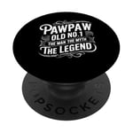 Pawpaw Old No.1 Man The Myth The Legend Grandpa Father's PopSockets Adhesive PopGrip