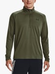 Under Armour Tech 1/2 Zip Training Top, Green/Black