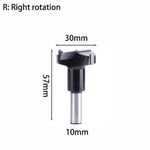 Mèches pour le travail du bois,Rotation à gauche et à droite,57mm 70mm,mèche de routeur,perçage en rangée,coupe-trou de bois,foret de routeur,trou de charnière en carbure 35mm - Type 30x57 (R) 1PC