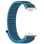 Nylon Watch Strap for Huawei Fit 3 Blå