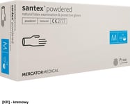 R.E.I.S. Rmm-Santexft - Diagnostiska Latexhandskar, Santex Pudrade (Fingertip Textured) Xs