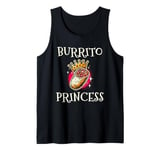 Burrito Princess Mexican Food Burritos Cinco De Mayo Tank Top