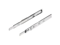 Lot de 2 coulisses pour tiroir a billes, HETTICH 45 kg L.25 cm