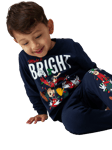 NAME IT Kids' Mickey Mouse Pyjamas, Dark Sapphire