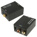 Adapter Toslink/Koaxial till Analogt Ljud