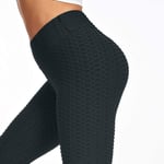 ADICOM TIK Tok Leggings, Women Butt Lifting Yoga Pants,High Waisted Sweatpants Workout Tummy Control Tights Black M