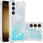 Etui De Téléphone Pour Samsung S24 Bling Liquid Glitter Silicone Shell Housse De Protection Anti-Choc Airbag Bumper Shell Samsung