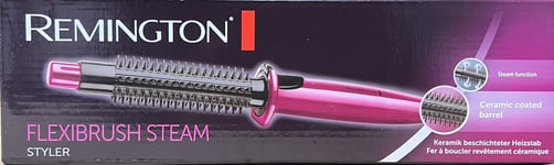 Remington CB4N Flexibrush Steam Hot Air Ceramic Hair Styler Styling Brush NEW