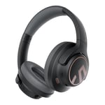 SoundPEATS Space Casque Supra-auriculaire sans Fil, Écouteurs Hybride Annulation Active de Bruit Bluetooth 5.3, Pliable et Léger, Micro intégré, Pilote 40mm, jusqu'à 123 Heures,Connexion Multipoint