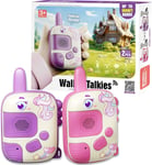 DQMOON 2PCS Walkie Talkie for Kids, Unicorn Gifts for Girls 3 4 5 6 7 Year Old 4