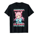 Never Underestimate A Woman Who Loves K-Pop And Anime T-Shirt