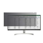 StarTech.com Monitor Privacy Screen for 34 inch Ultrawide Display - 21:9 Widescreen - Computer Screen Security Filter - Blue Light Reducing Protector - Matte/Glossy - +/-30 Degree (PRIVSCNMON34W)