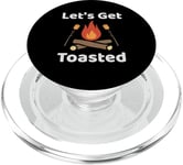 Let's Get Toasted Campfire Camping Accessories Gear Clothes PopSockets PopGrip for MagSafe