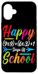 Coque pour iPhone 16 Plus Happy (9x9) + (6x3) +1 jours d'école