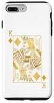 Coque pour iPhone 7 Plus/8 Plus Lucky Poker Cards Knight King of Diamonds Game Casino