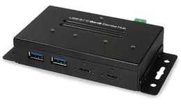 LogiLink Hub USB-C 3.1 4 Ports Combo Gen 2 Sortie Industrielle.