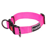 Rukka® Bliss Neon -kaulapanta, vaaleanpunainen - XS-koko: 20–30 cm kaulanympärys, L 15 mm