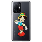 ERT GROUP mobile phone case for Xiaomi 11T 5G / 11T PRO 5G original and officially Licensed Disney pattern Pinocchio 001 optimally adapted to the shape of the mobile phone, partially transparent