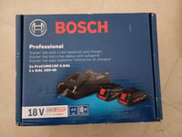 KIT DE DÉMARRAGE STANDARD BOSCH 2X PROCORE 18 V 4,0AH + GAL 18-40 1600A01BA3