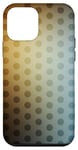 Coque pour iPhone 12 mini Jaune, turquoise, pois dégradés