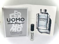 SALVATORE FERRAGAMO UOMO SALVATORE FERRAGAMO CASUAL LIFE 1.5ml EDT SAMPLE SPRAY