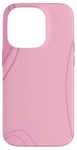 Coque pour iPhone 14 Pro Art minimaliste couleur crème neutre rose clair