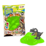 Magic Slime Bag Surprise Dino Slime Enfant 75ml dans Un Sachet refermable, avec Figurine Dinosaure à l'intérieur