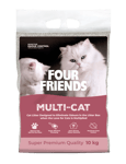 Cat Litter MultiCat 10 kg - Kissat - Kissanhiekka ja kuivikkeet - Paakkuuntuva kissanhiekka - FourFriends