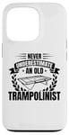 Coque pour iPhone 13 Pro Trampoline Grand-père Trampoliniste