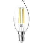 Megaman - MM21147 led cee f (a - g) E14 forme de flamme 5.3 w = 40 w blanc chaud (ø x l) 35 mm x 97 mm 1 pc(s) D029532