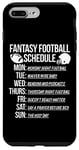 Coque pour iPhone 7 Plus/8 Plus Calendrier drôle de football fantastique