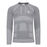 Dare 2B Mens In The Zone III Long-Sleeved Base Layer Top (Charcoal Grey Marl) material_Synthetic - Size XL/2XL