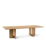 Audo Copenhagen - Androgyne Dining Table Rectangular - Ruokapöytä - Danielle Siggerud - Puun värinen - Metalli/Puu