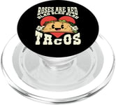 Funny Valentines Day Roses Are Red Blah Taco Lover Foodie PopSockets PopGrip for MagSafe