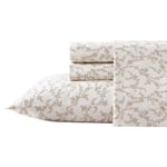 Laura Ashley Home – Draps de lit en Flanelle de Coton brossé pour Plus de Douceur et de Confort (Victoria, Grand lit)